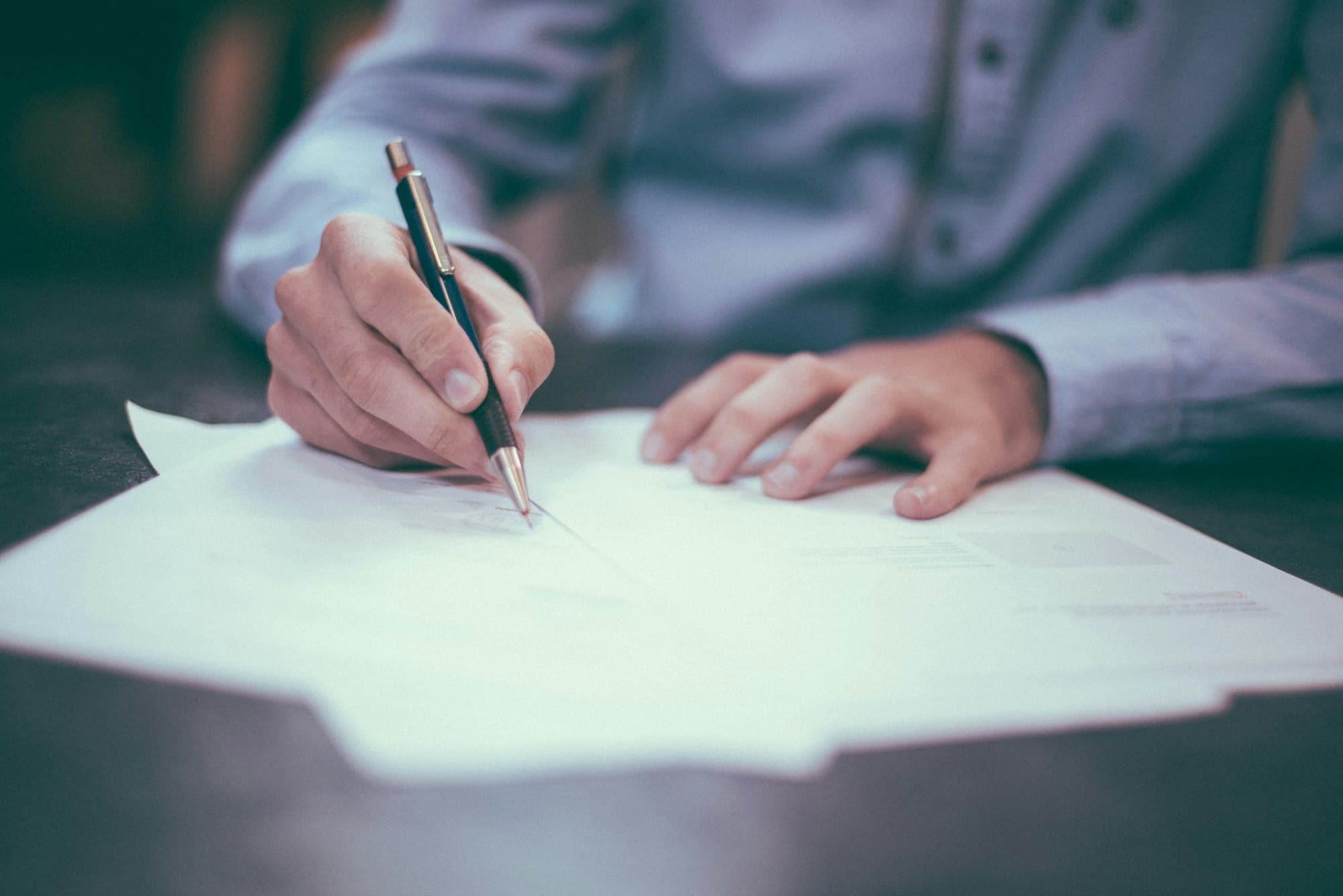 Business documents representing terms and agreements